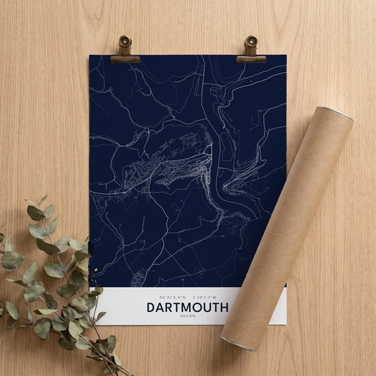 Dartmouth — Map Print