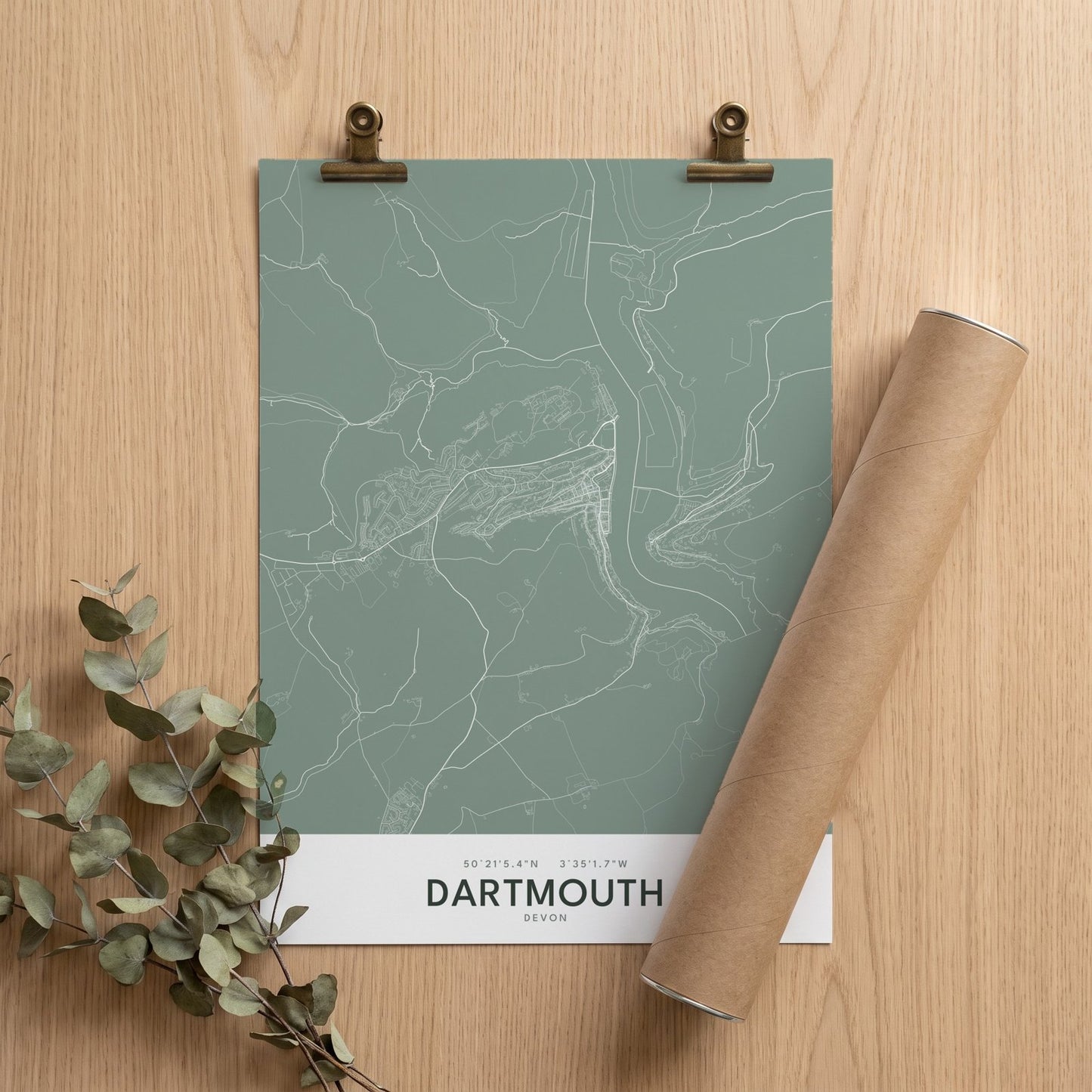 Dartmouth — Map Print