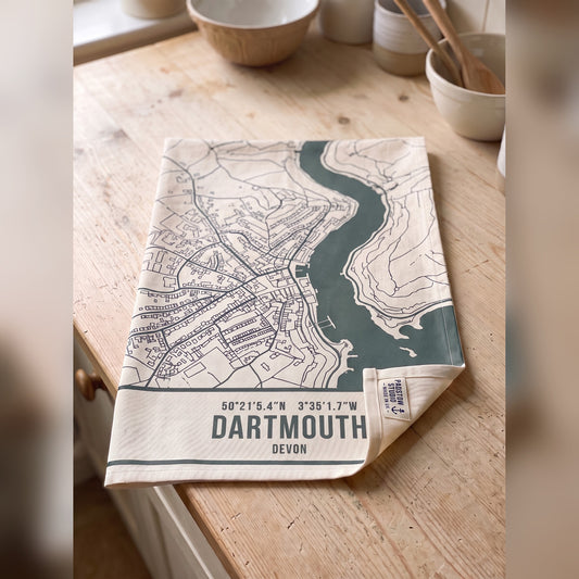 Dartmouth — Map Tea Towel
