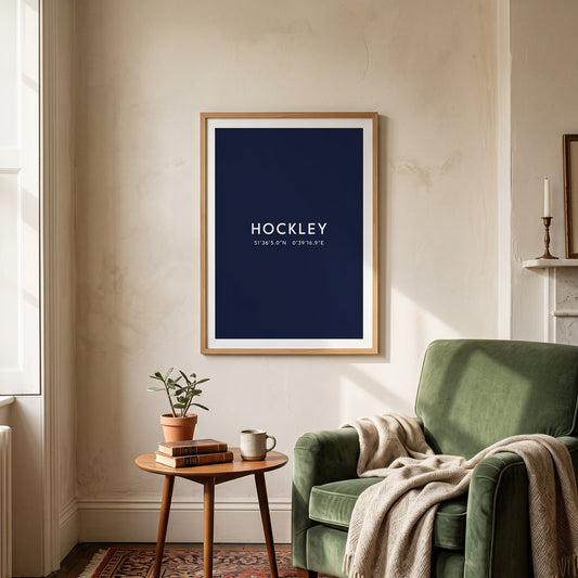 Hockley — Coordinates Print