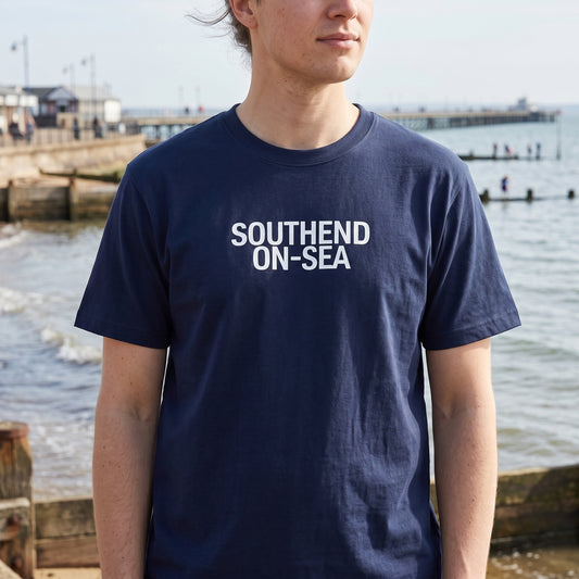 Southend-on-Sea — Navy Tee