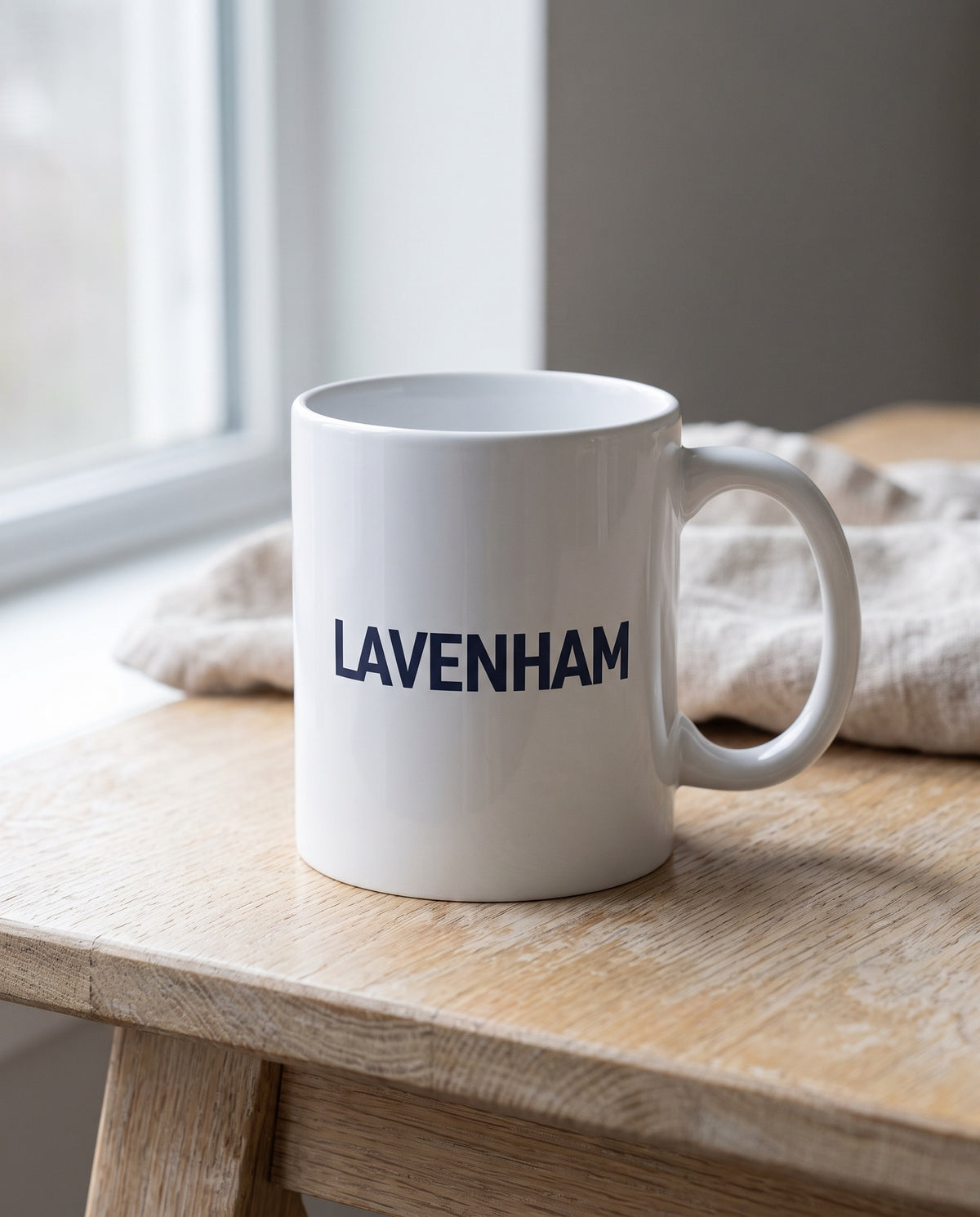 Your Town Merch — Lavenham Ceramic Mug lifestyle