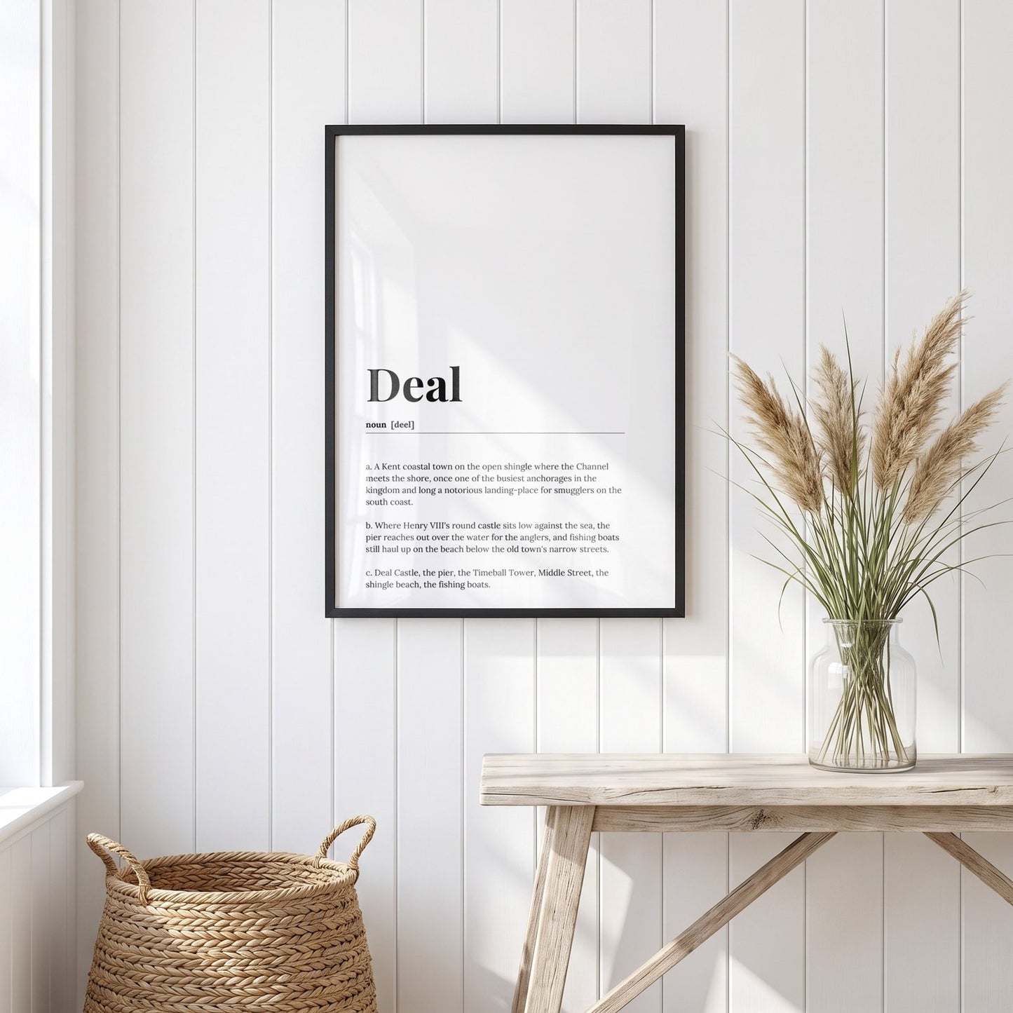 Deal — Framed Dictionary Print