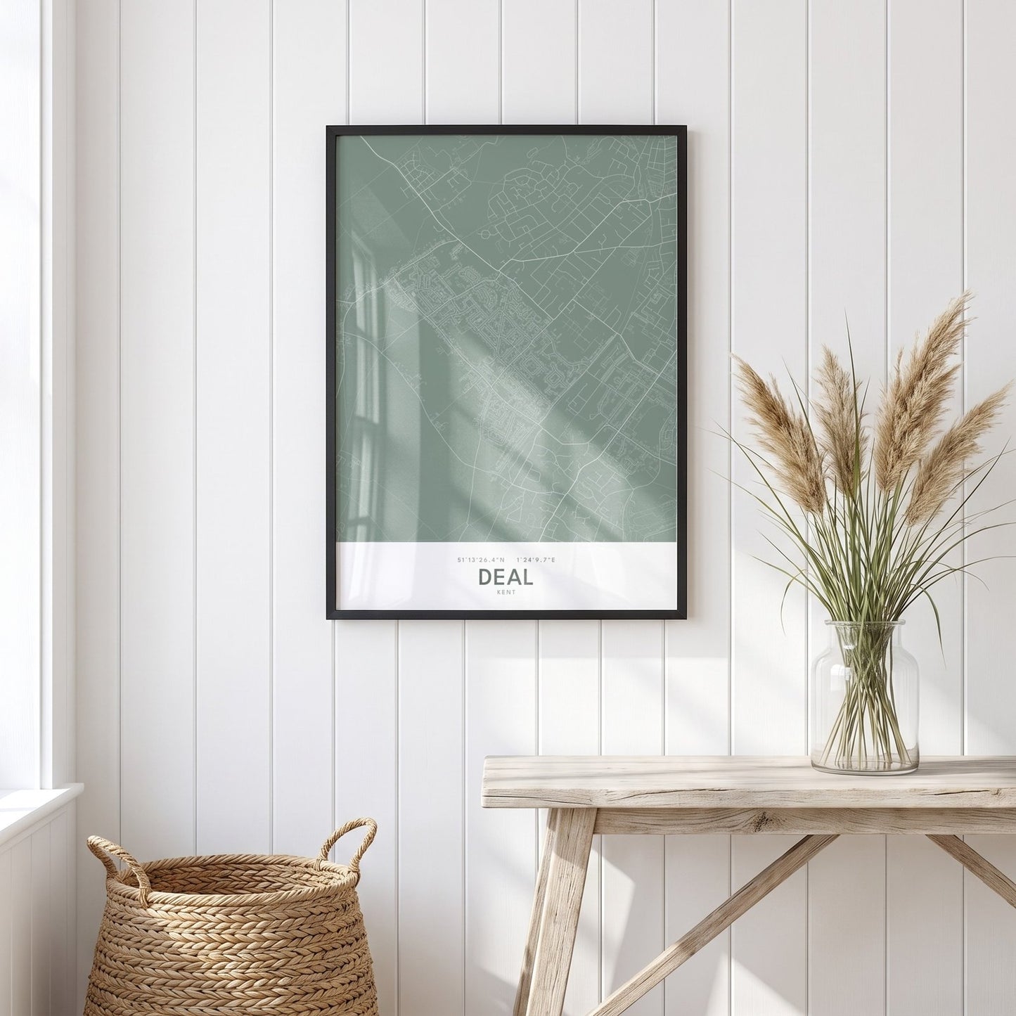 Deal — Framed Map Print (Sage)