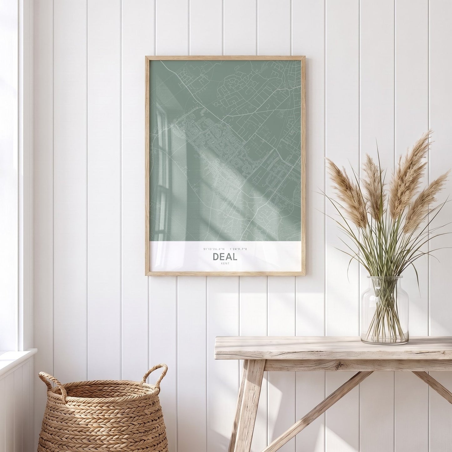 Deal — Framed Map Print (Sage)