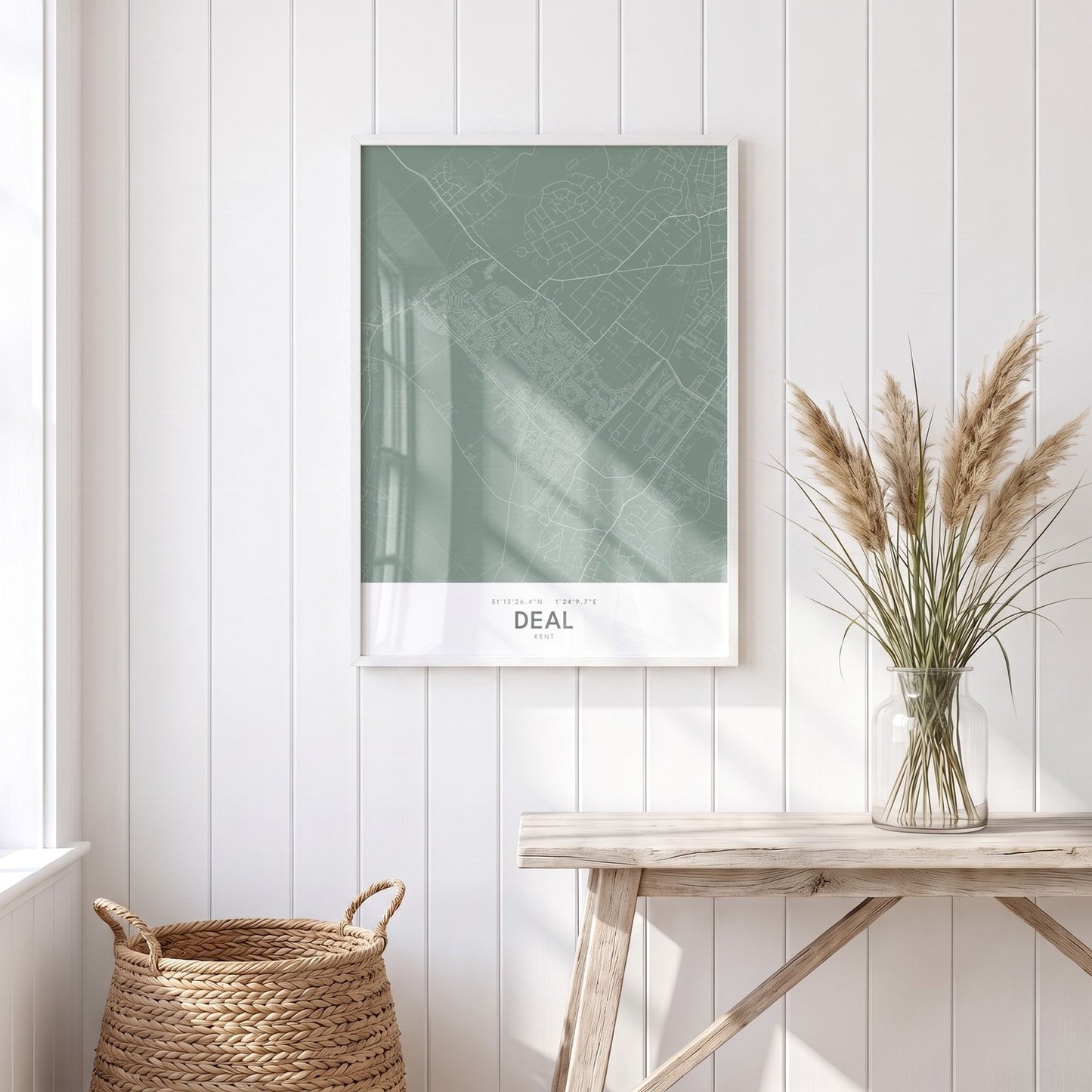Deal — Framed Map Print (Sage)