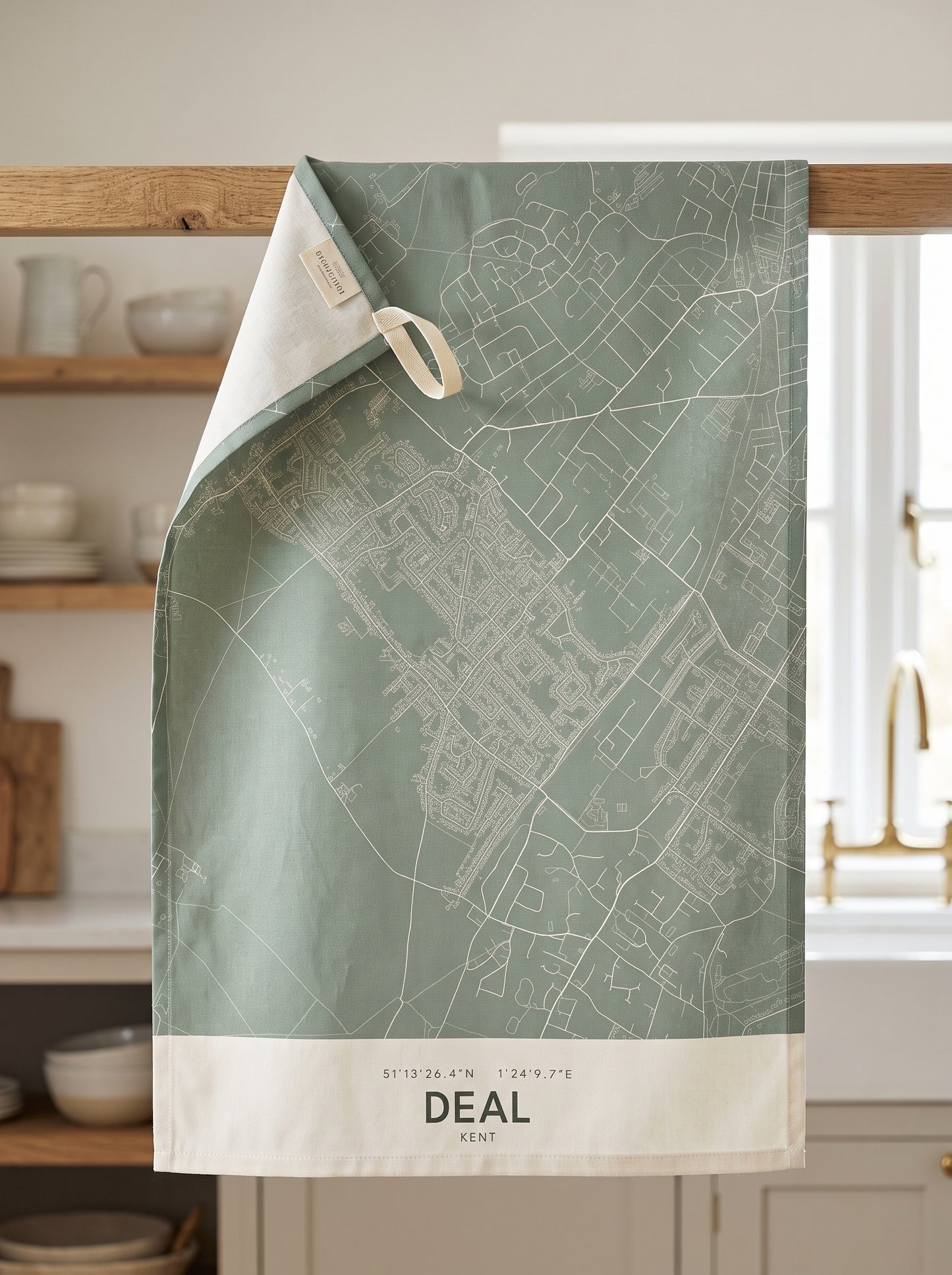 Deal — Map Tea Towel