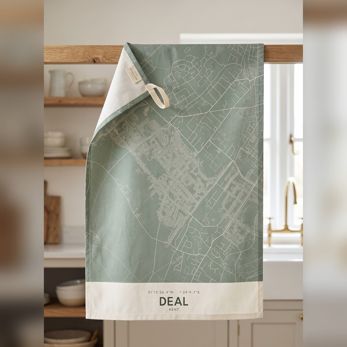 Deal — Map Tea Towel