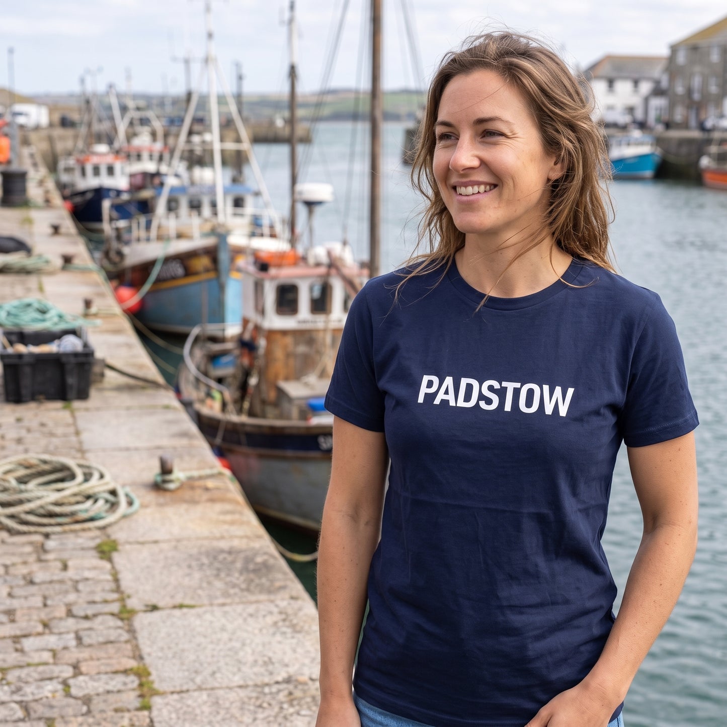Padstow — Navy Tee