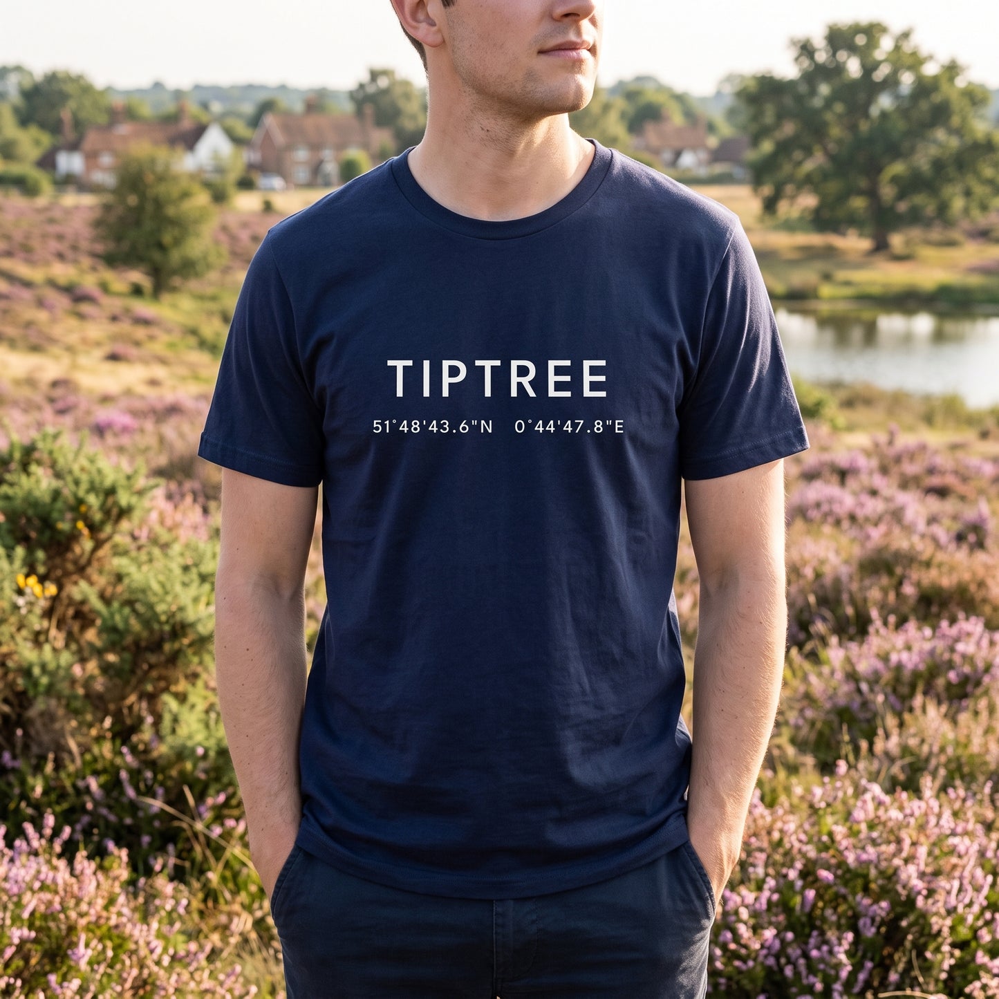 Tiptree — Coordinates Navy Tee