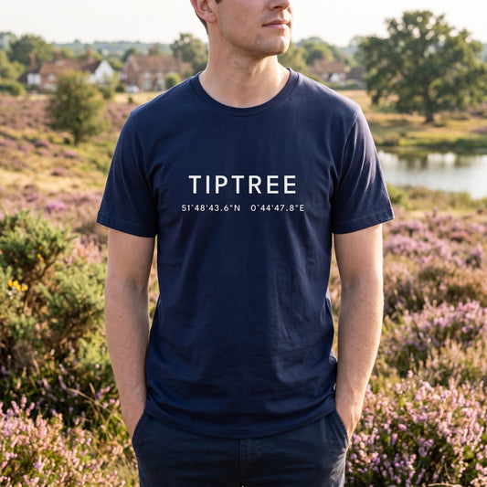 Tiptree — Coordinates Navy Tee