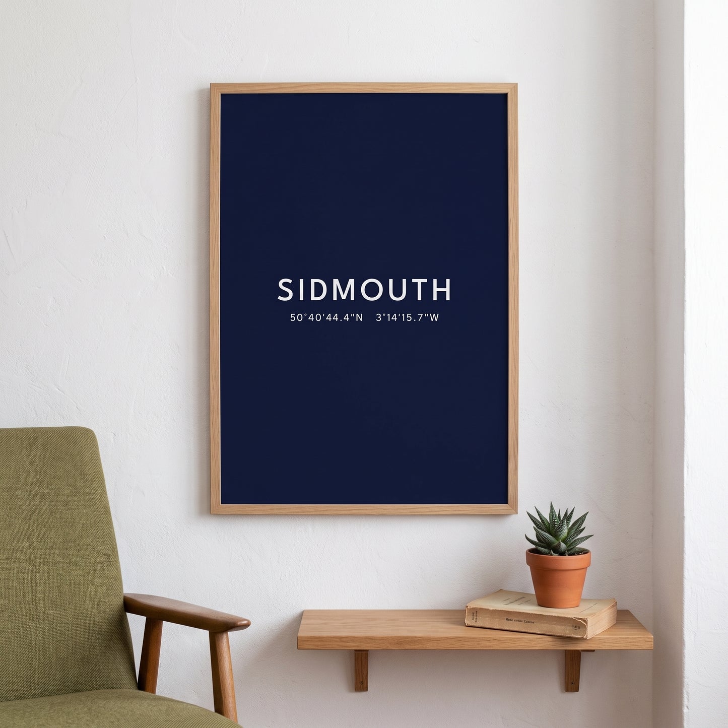 Sidmouth — Coordinates Print