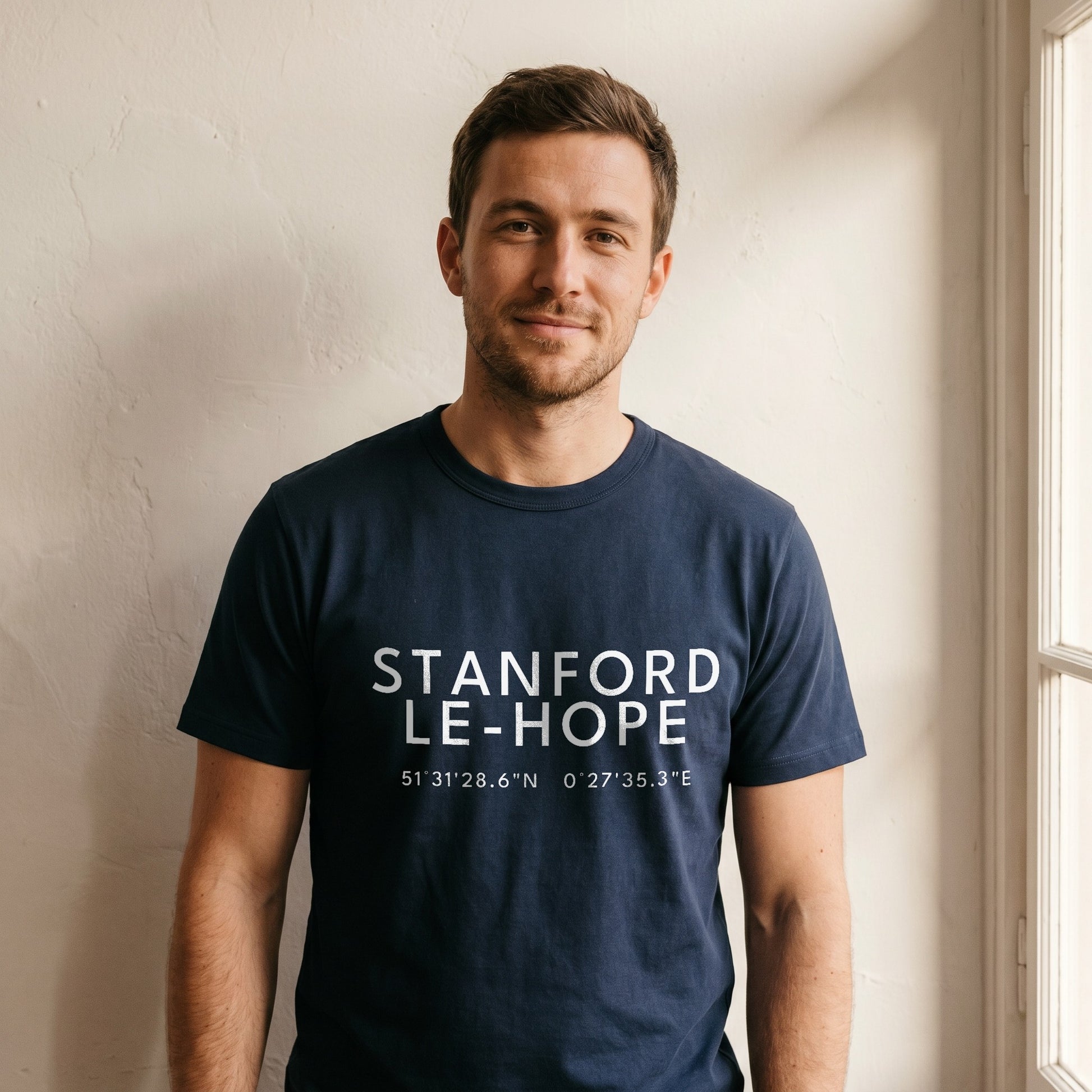 Stanford-Le-Hope coordinates t-shirt — Your Town Merch