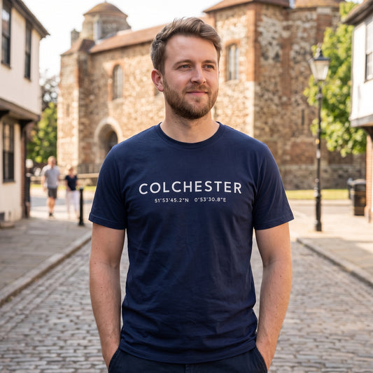 Colchester — Coordinates Navy Tee
