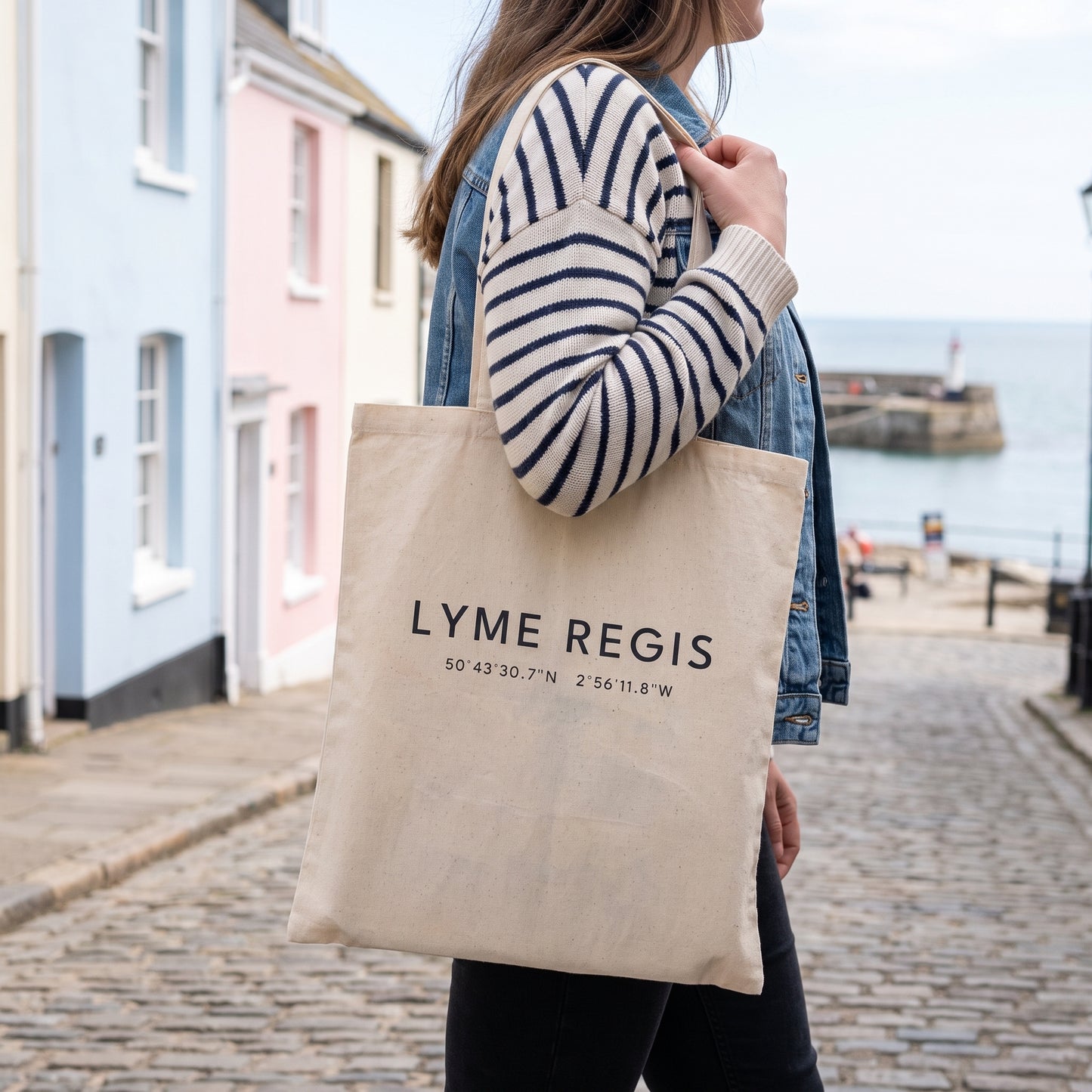 Lyme Regis — Coordinates Natural Tote