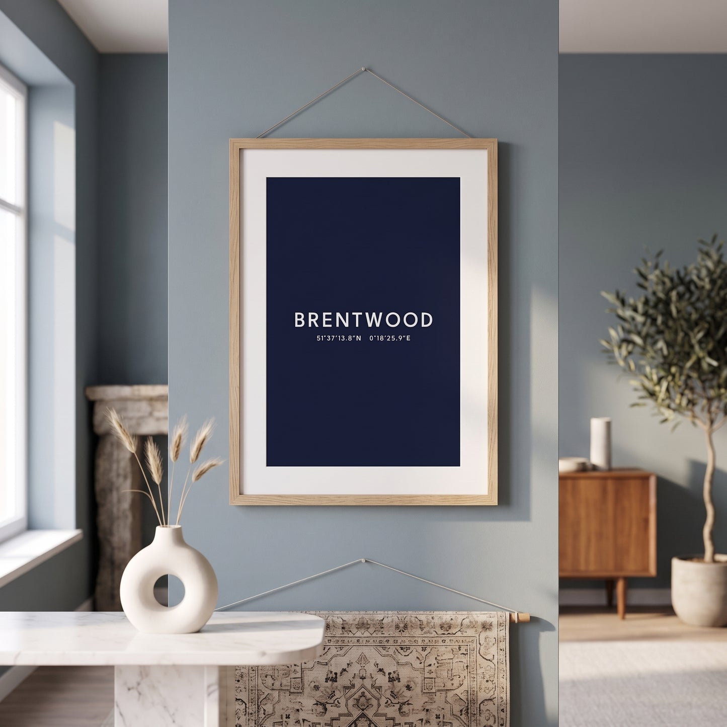 Brentwood — Coordinates Print