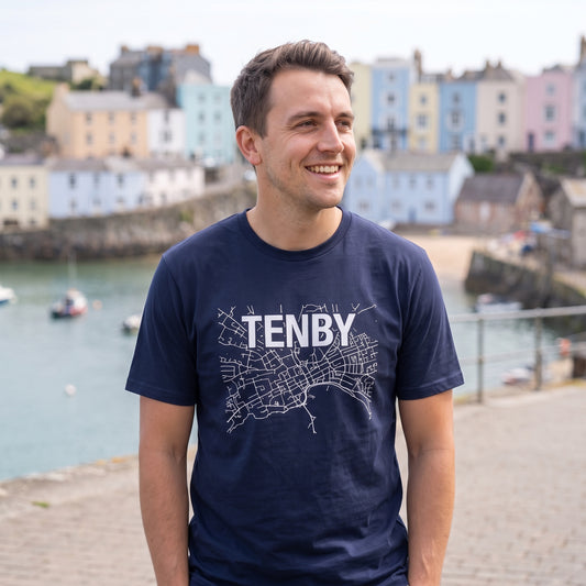 Tenby — Navy Tee