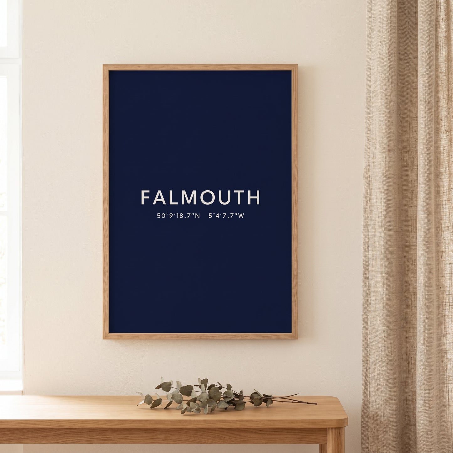 Falmouth — Coordinates Print