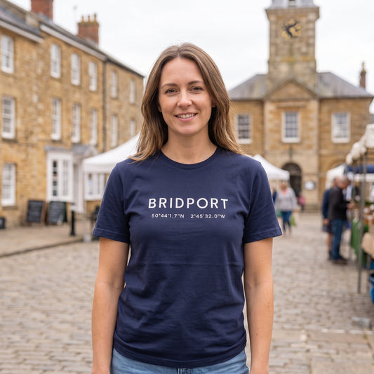 Bridport — Coordinates Navy Tee