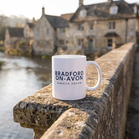 Bradford-on-Avon — Coordinates Ceramic Mug