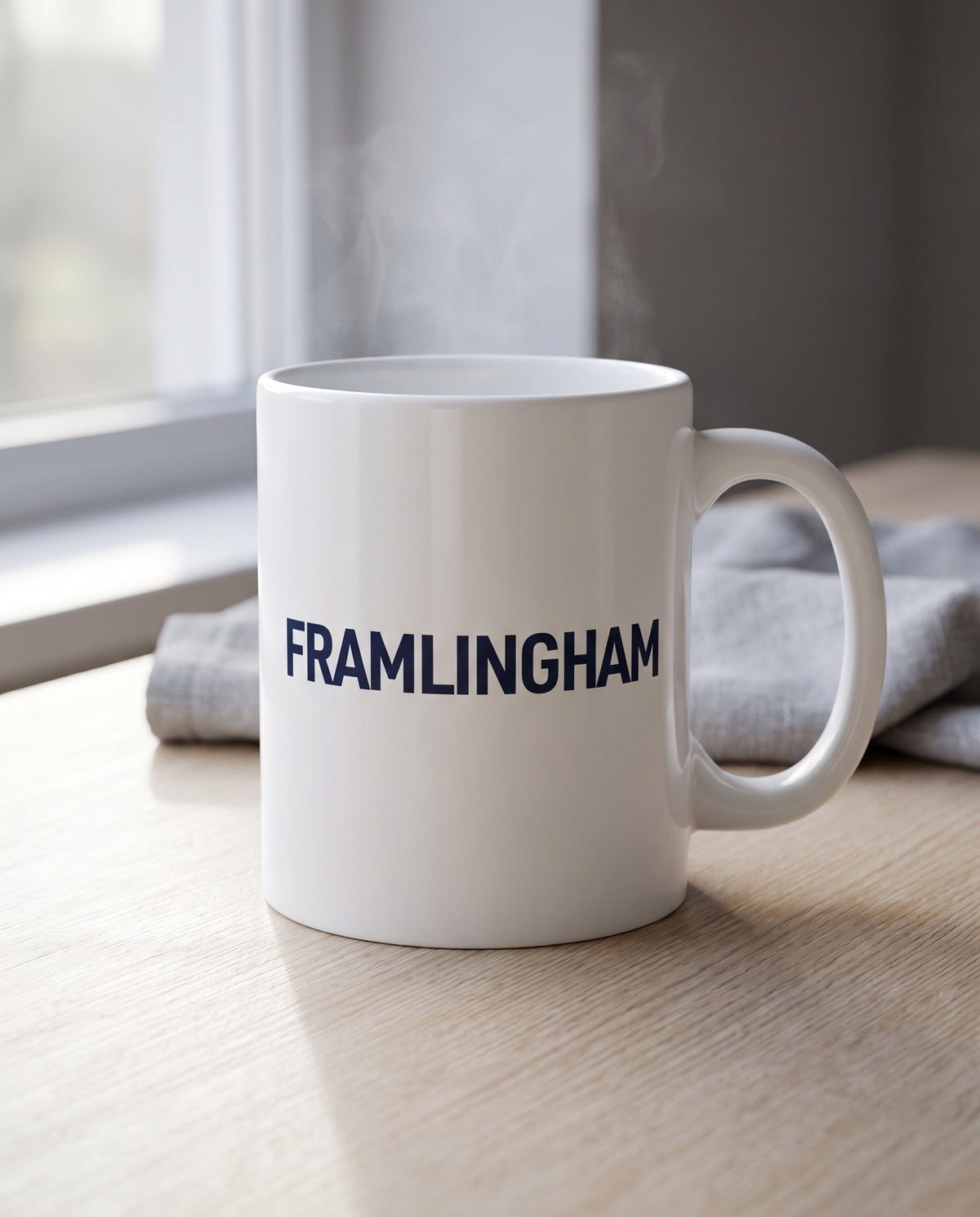 Your Town Merch — Framlingham Ceramic Mug lifestyle