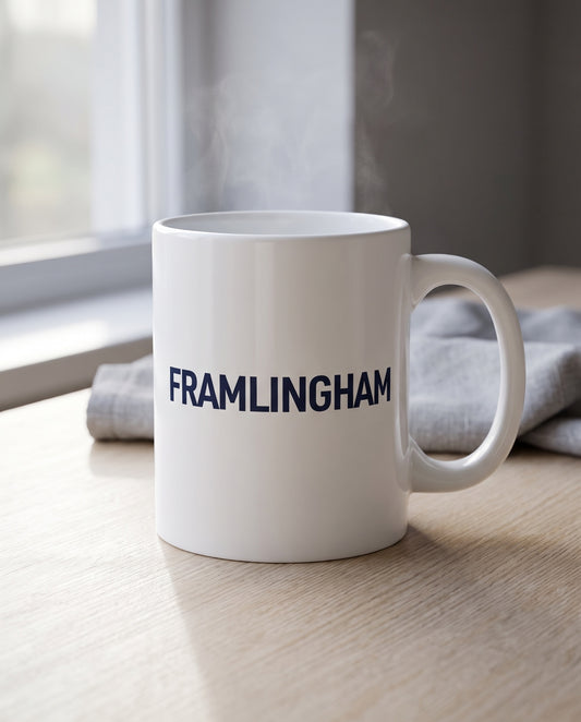 Your Town Merch — Framlingham Ceramic Mug lifestyle