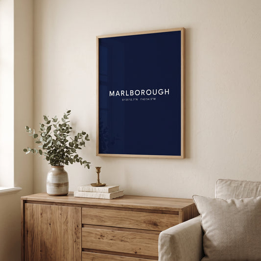Marlborough — Coordinates Print