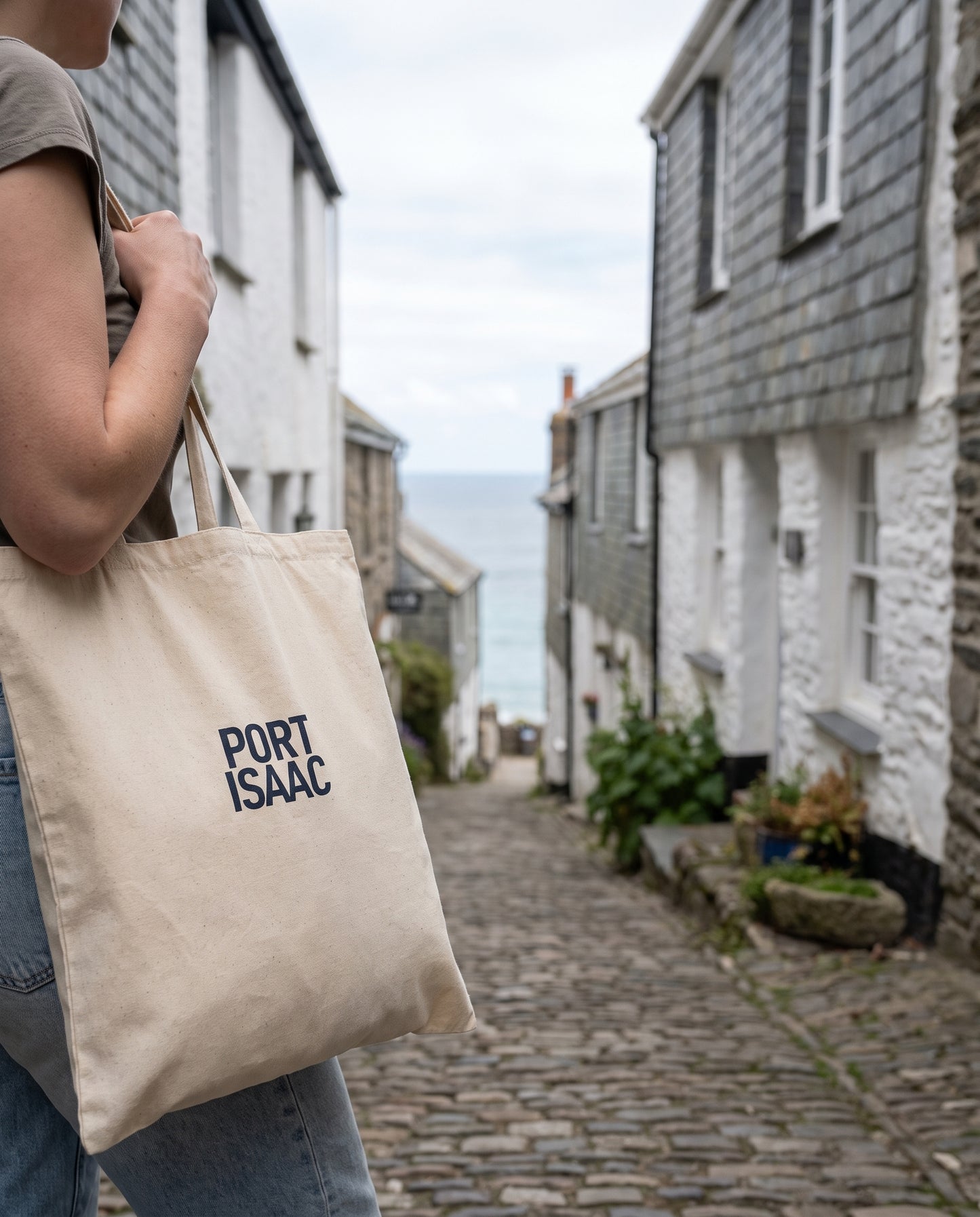 Port Isaac — Natural Tote