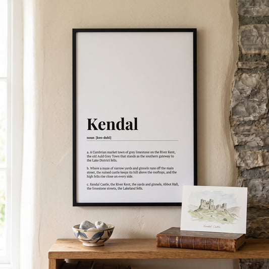 Kendal — Dictionary Print