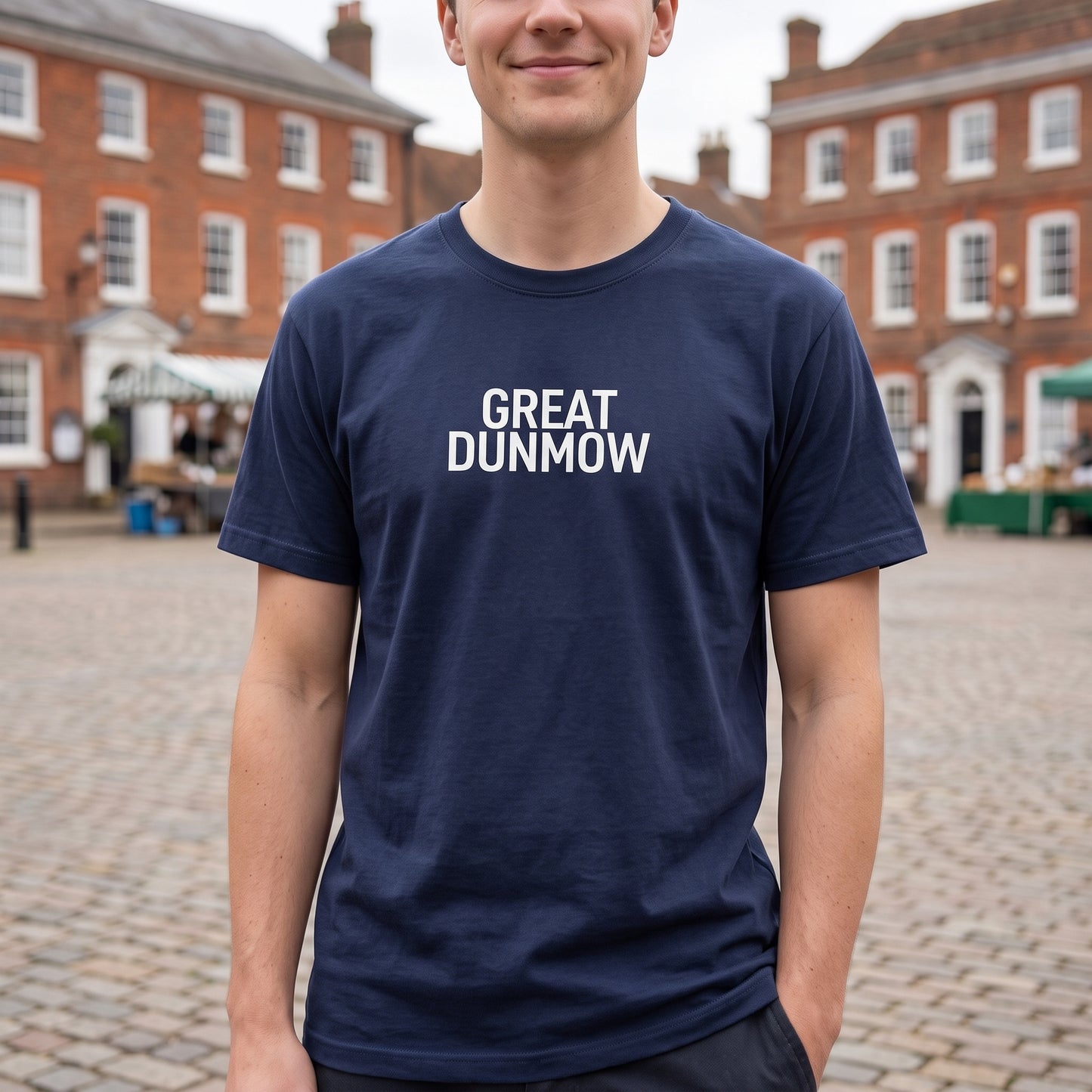 Great Dunmow — Navy Tee