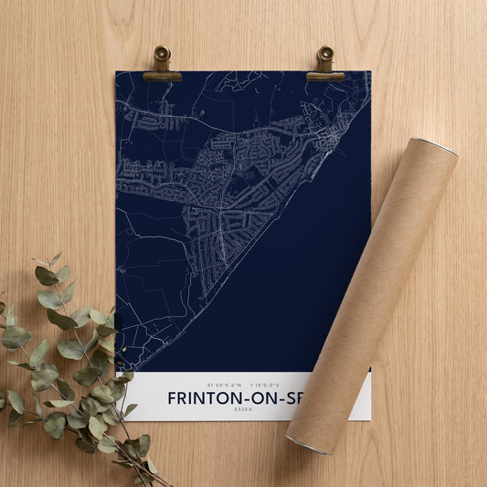 Frinton-on-Sea — Map Print