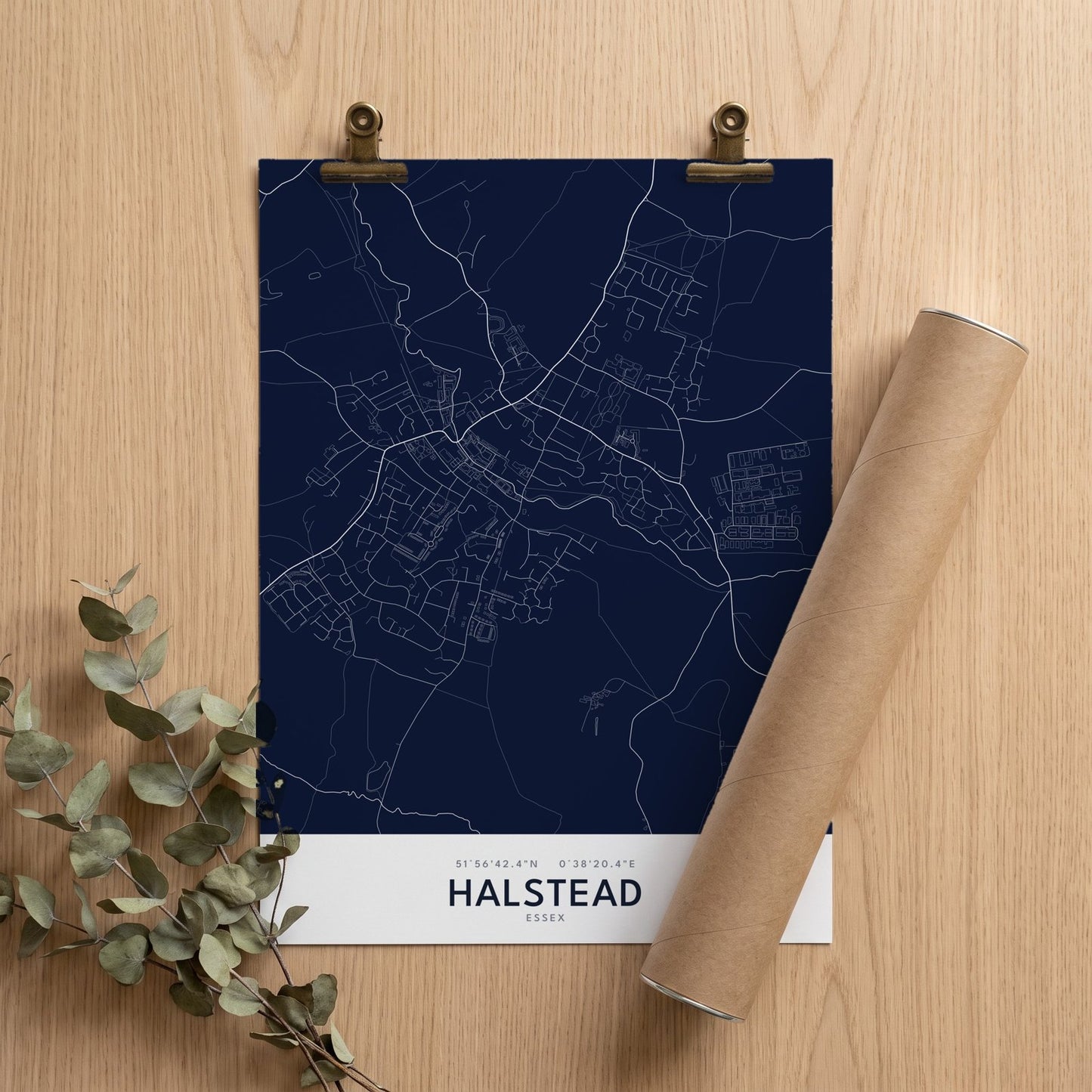 Halstead — Map Print