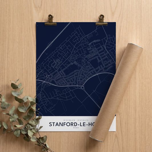 Stanford-le-Hope — Map Print