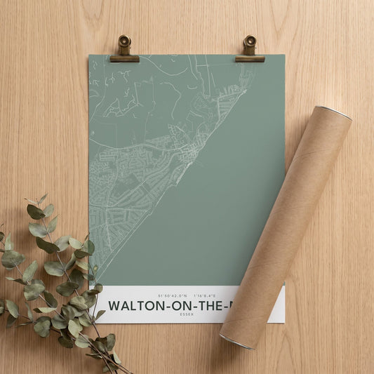 Walton-on-the-Naze — Map Print