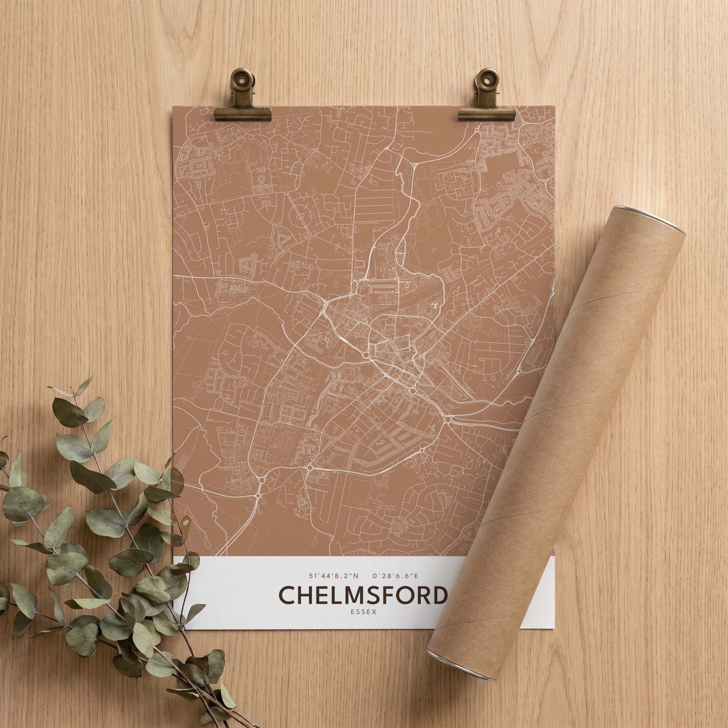Chelmsford — Map Print