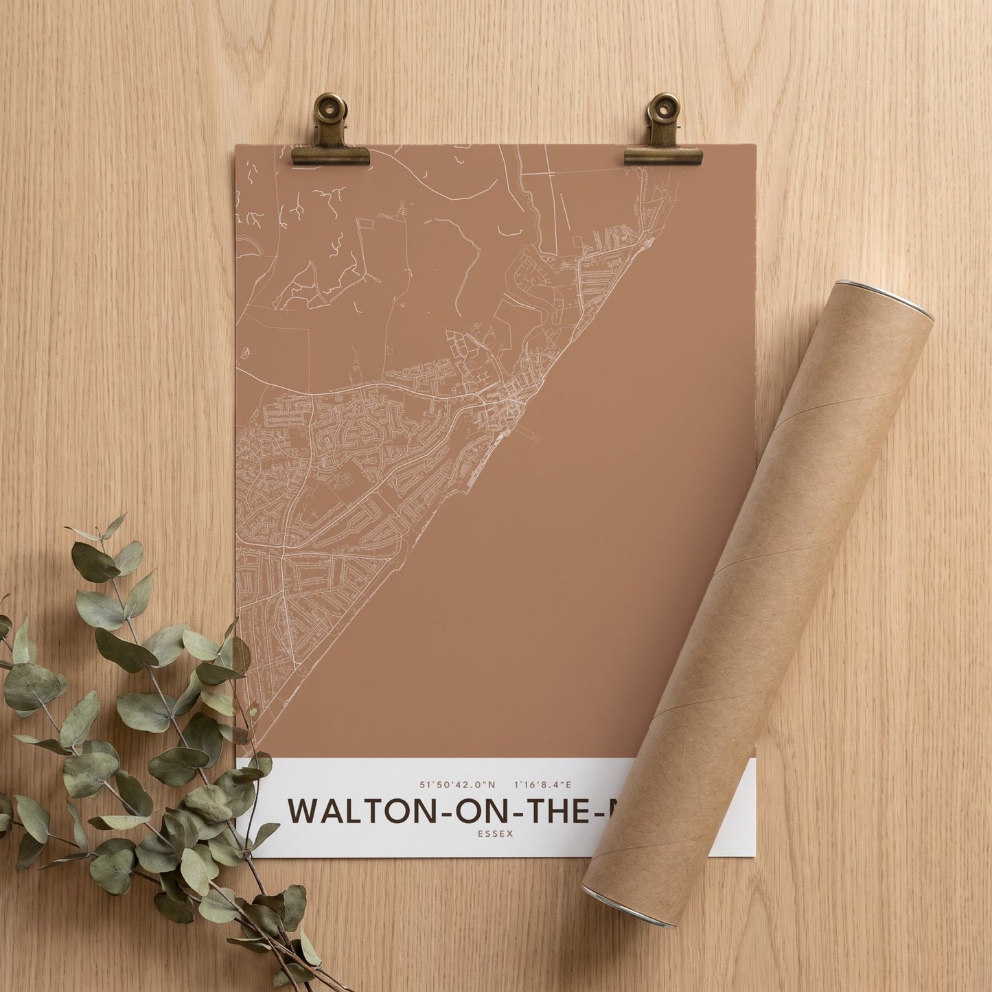Walton-on-the-Naze — Map Print