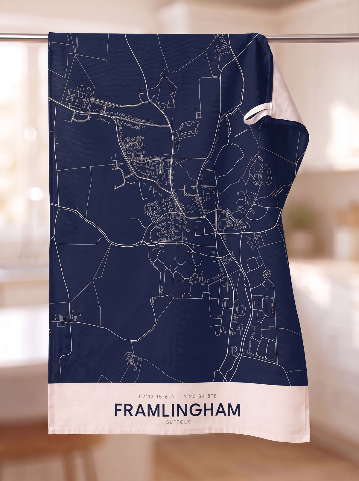 Framlingham — Map Tea Towel