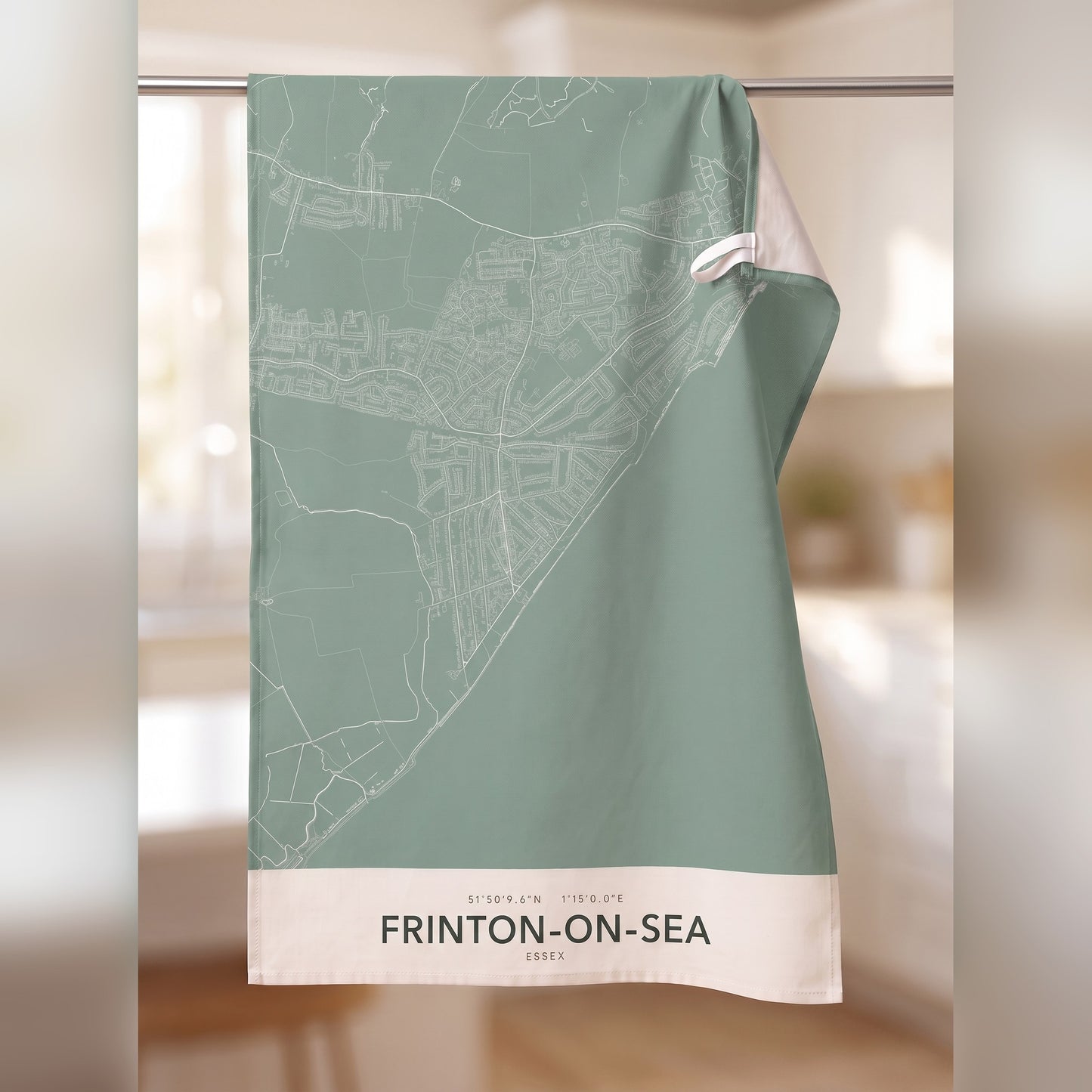 Frinton-on-Sea — Map Tea Towel