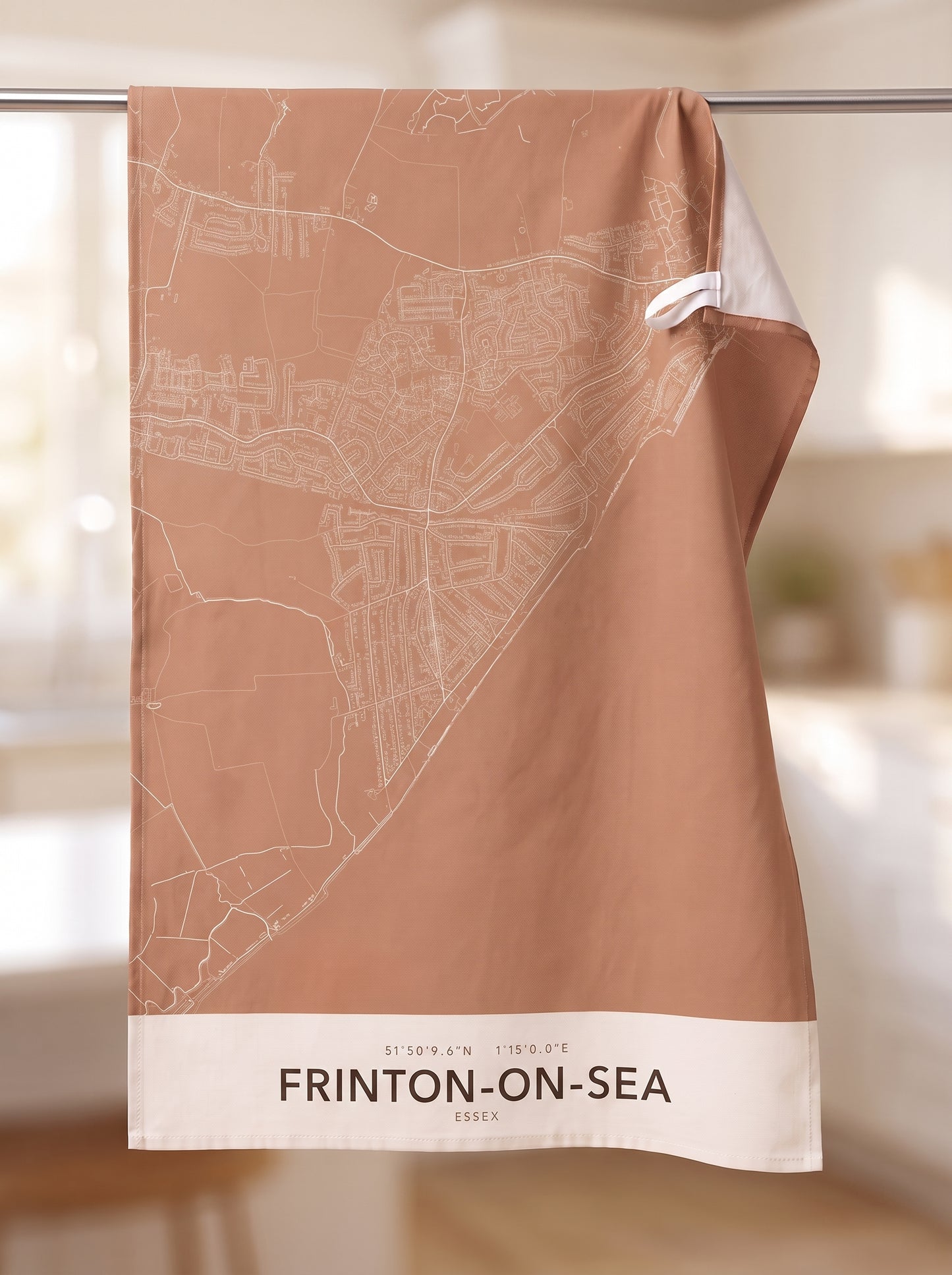 Frinton-on-Sea — Map Tea Towel