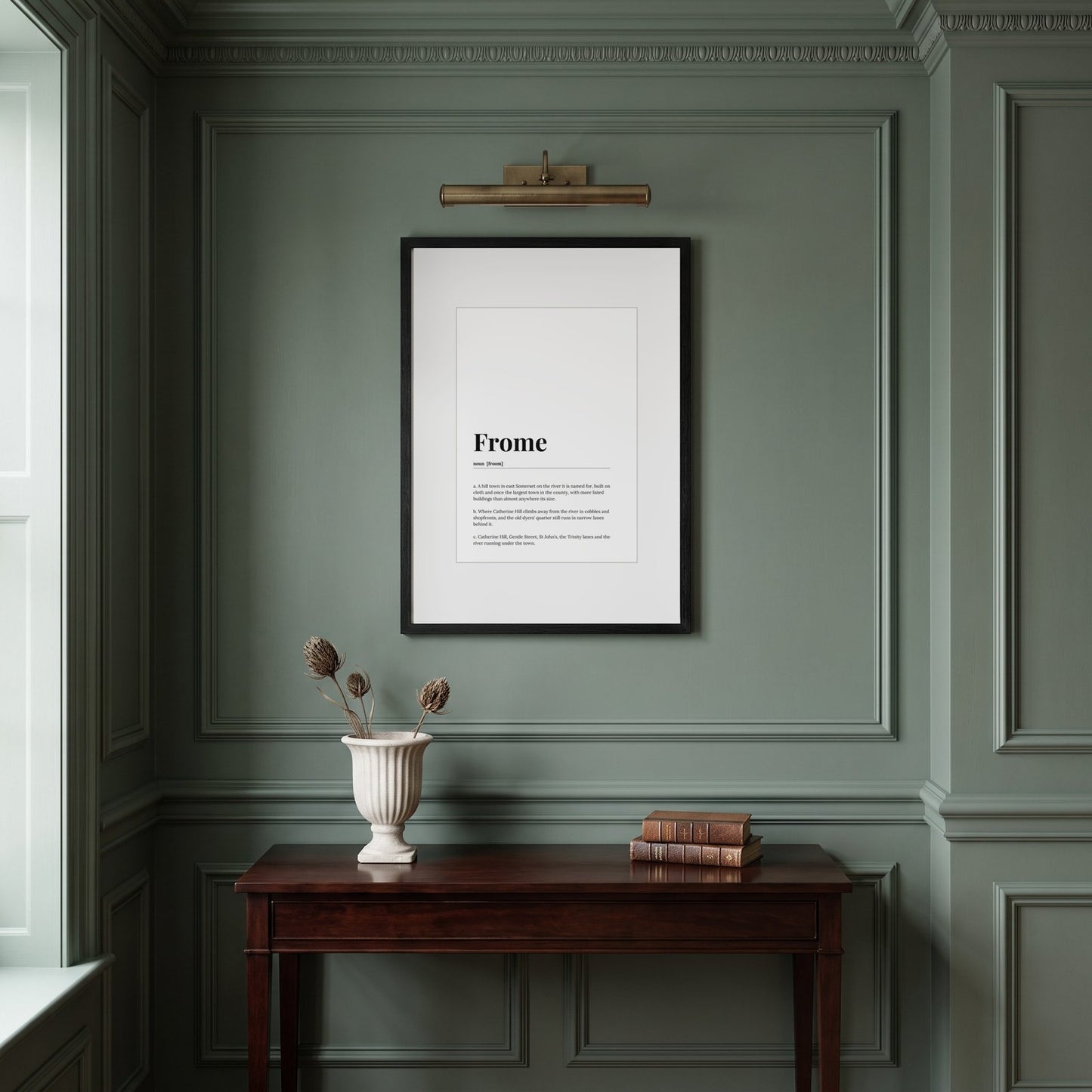 Frome — Framed Dictionary Print