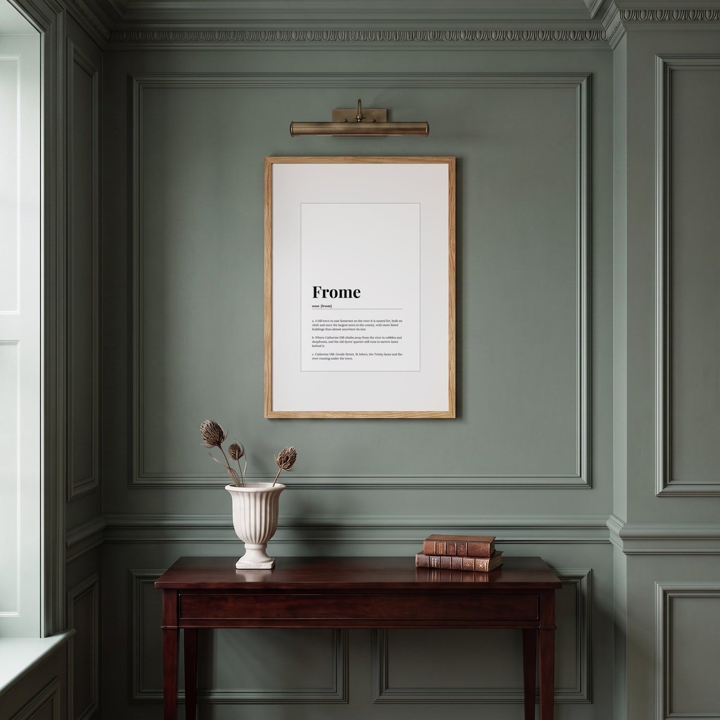 Frome — Framed Dictionary Print