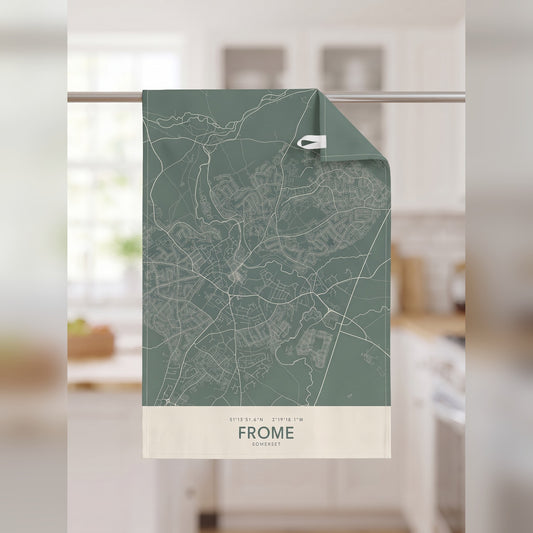 Frome — Map Tea Towel