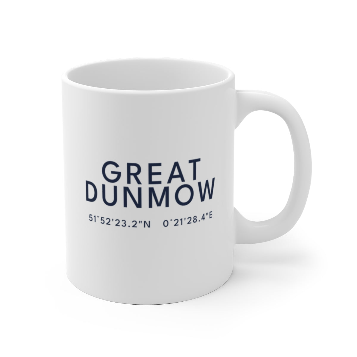 Great Dunmow — Coordinates Ceramic Mug