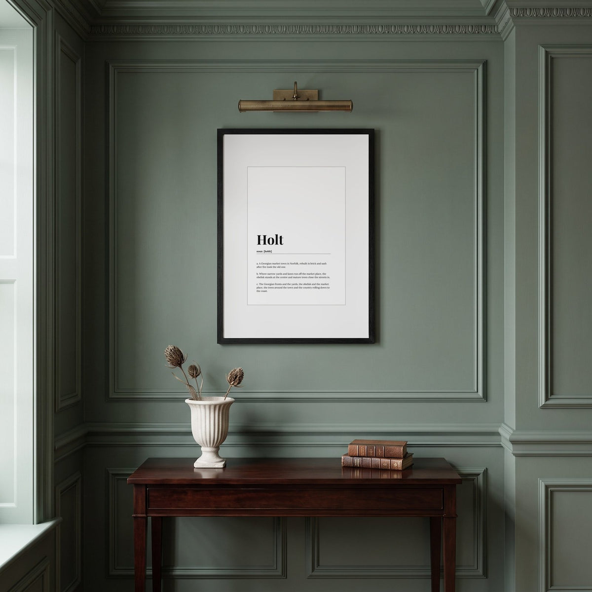 Holt — Framed Dictionary Print