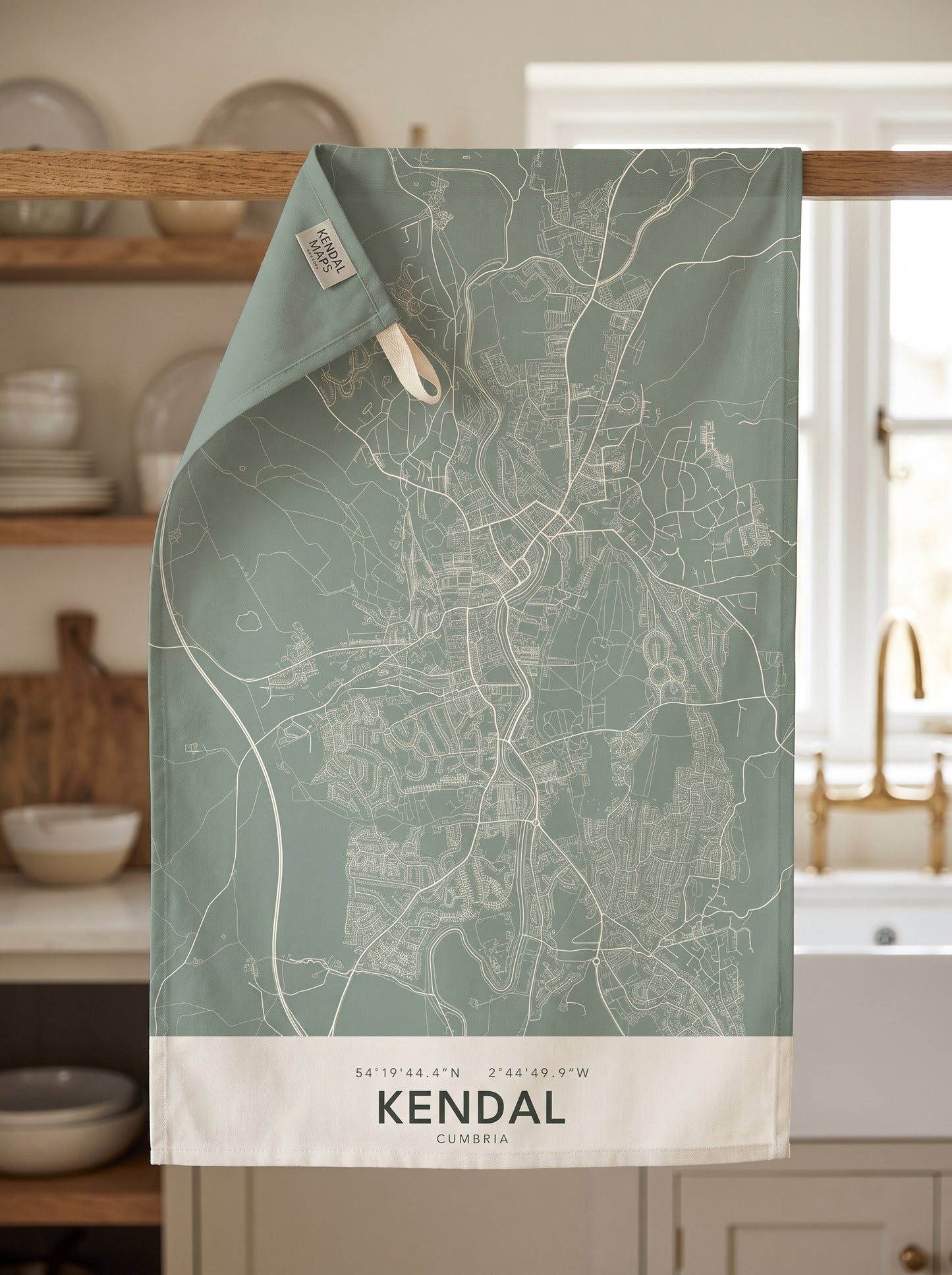 Kendal — Map Tea Towel