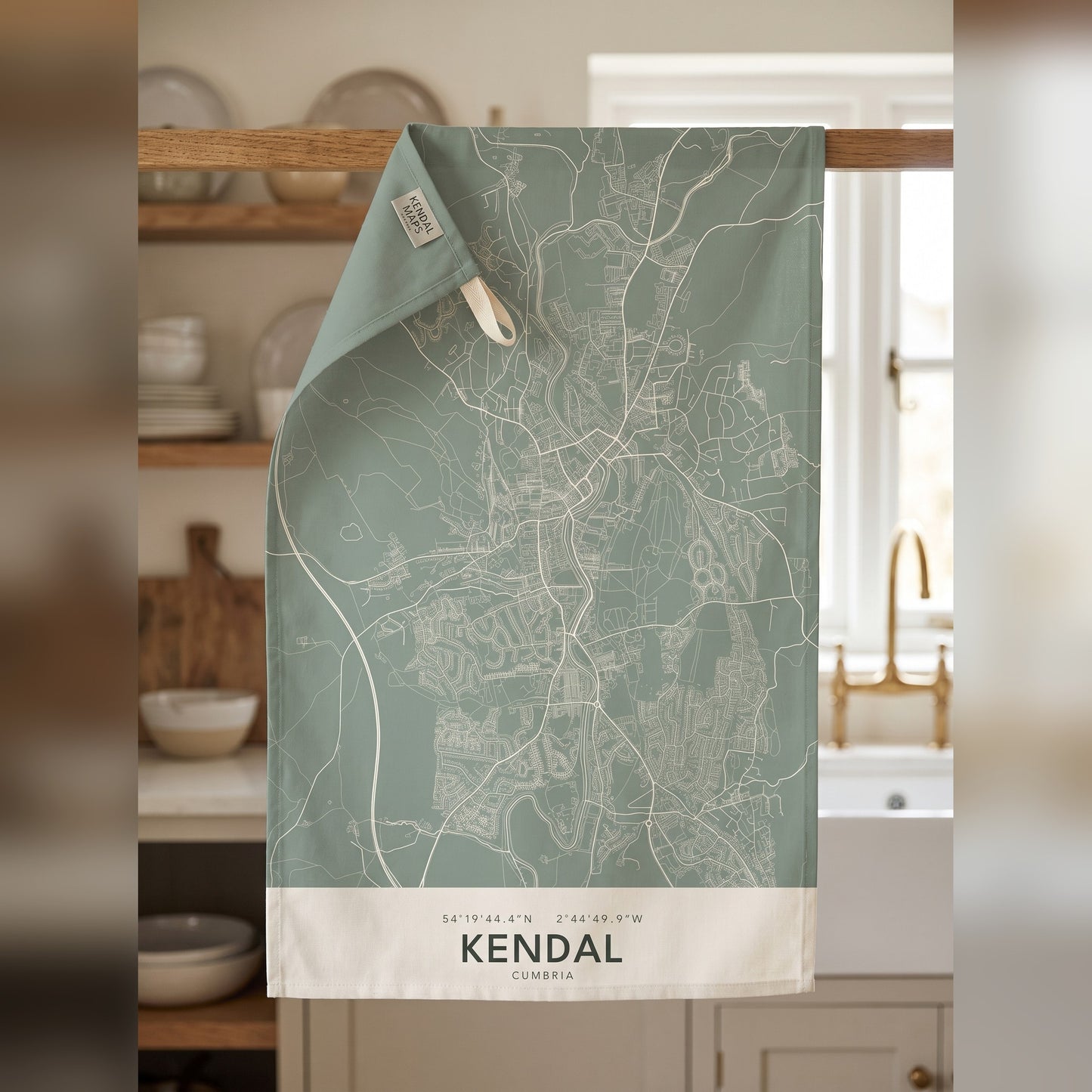 Kendal — Map Tea Towel