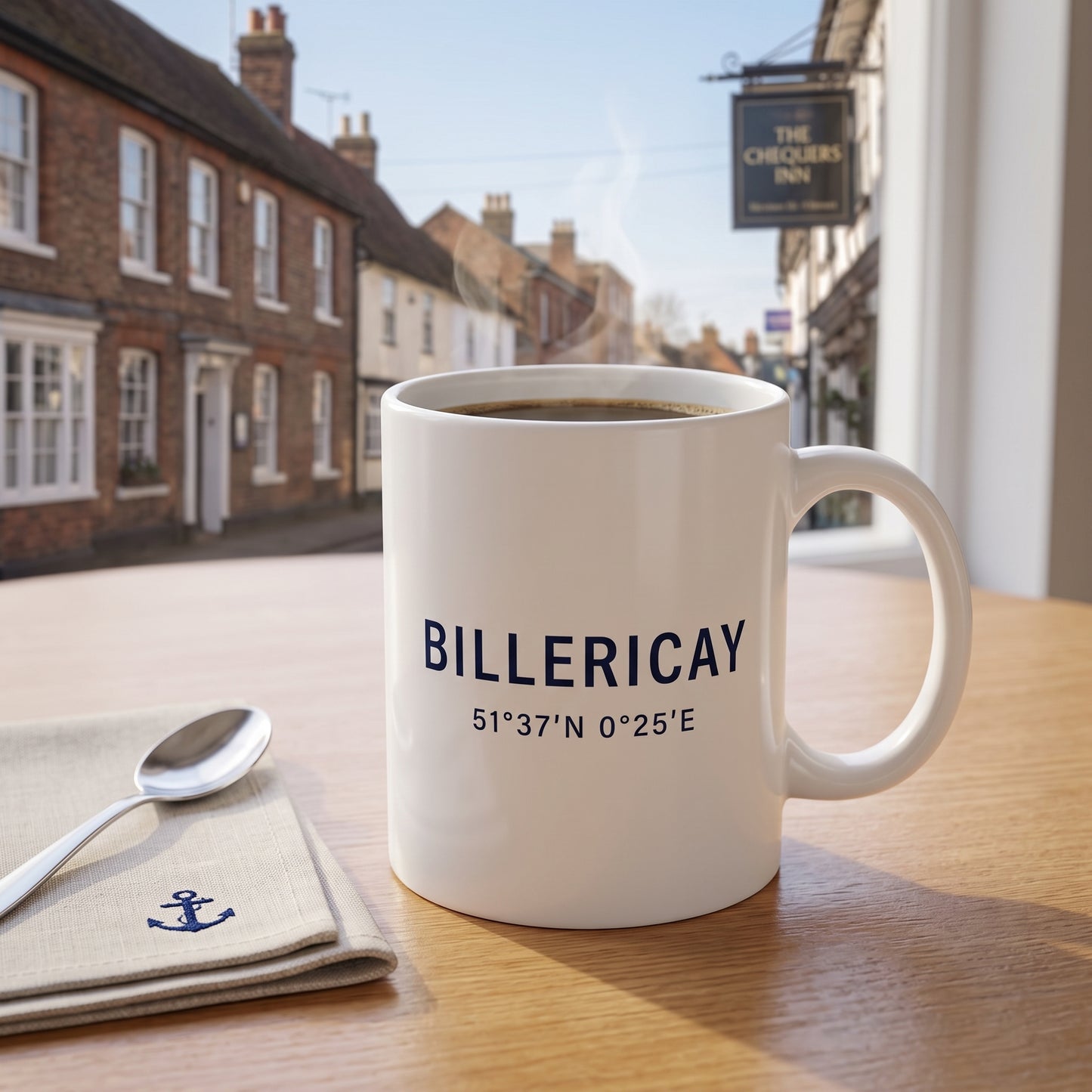 Billericay — Coordinates Ceramic Mug
