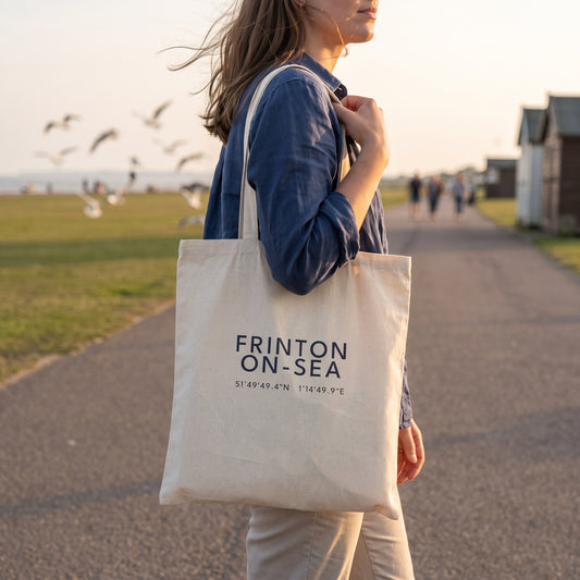 Frinton-on-Sea — Coordinates Natural Tote