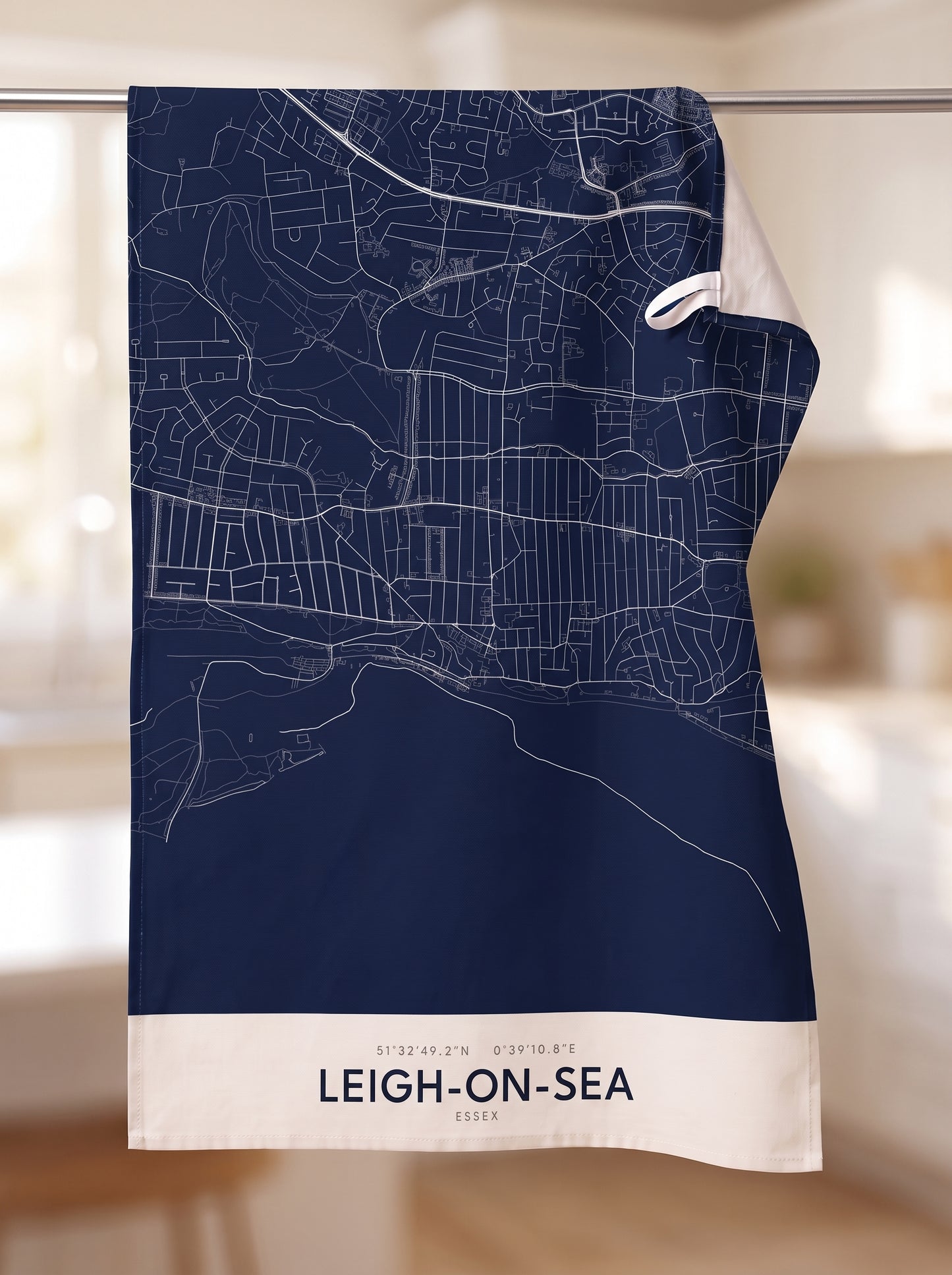 Leigh-on-Sea — Map Tea Towel