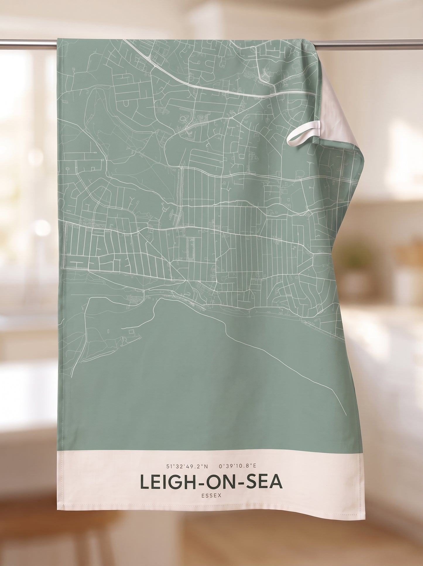 Leigh-on-Sea — Map Tea Towel